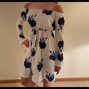 Off the shoulder dress